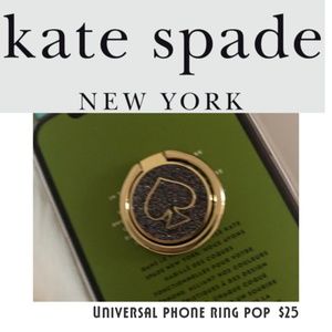 Selfie Ring With Spade (Kate Spade NWOT)